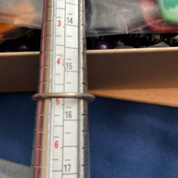 Coral inlay ring - Picture 2 of 2